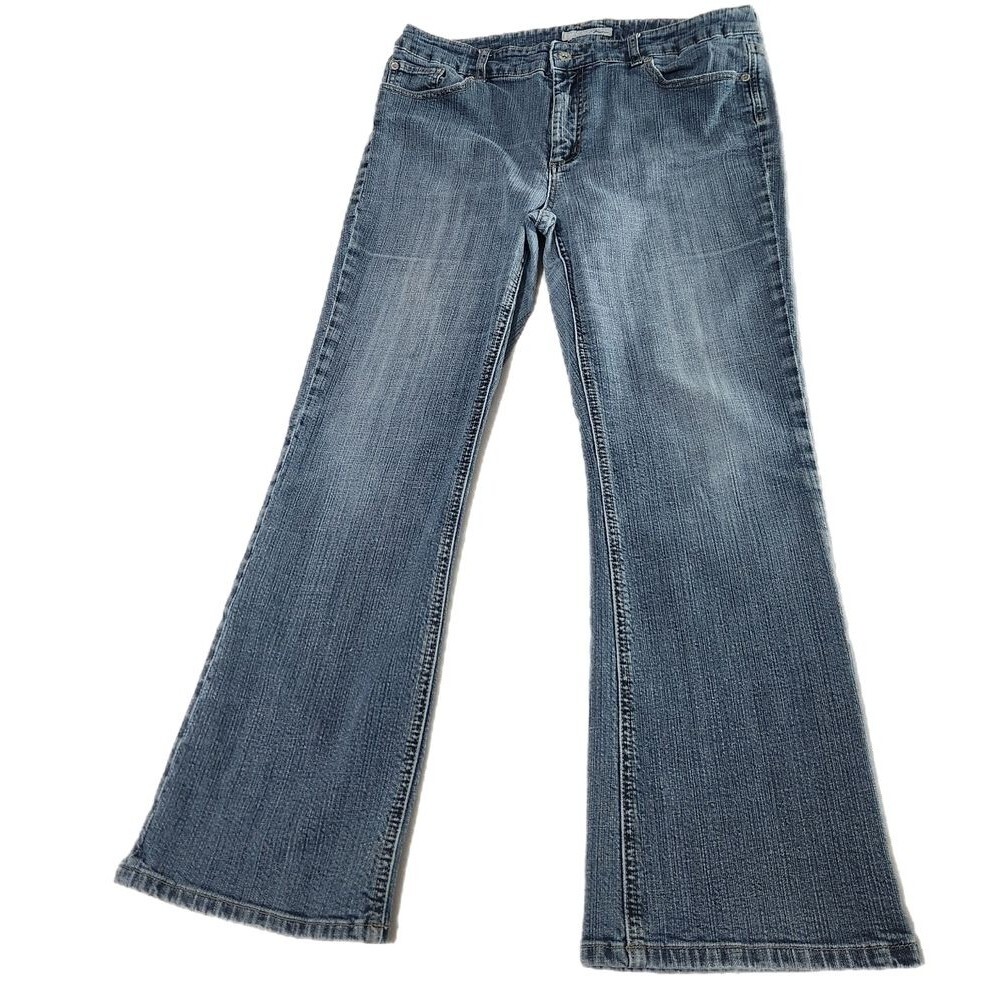 CHICOS PLATINUM BLUE JEANS
